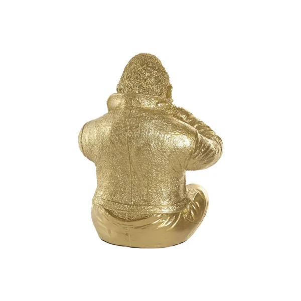 Decorative Figure Home ESPRIT Golden Gorilla (3 Units)