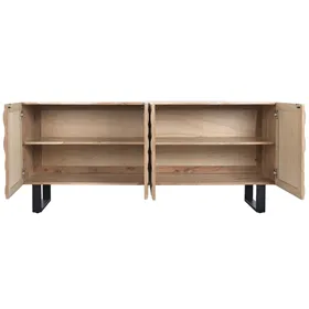Flexo/Desk lamp Alexandra House Living White Metal Iron Mango wood 22 x 79 x 17 cm