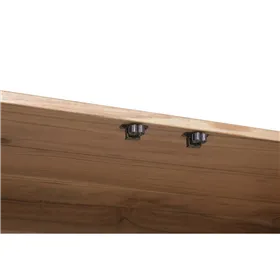 Doorstop Alexandra House Living Cotton Leather 20 x 20 x 20 cm Brown