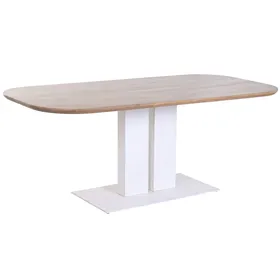 Stool Alexandra House Living Brown Leather Metal Iron 39 x 55 x 39 cm