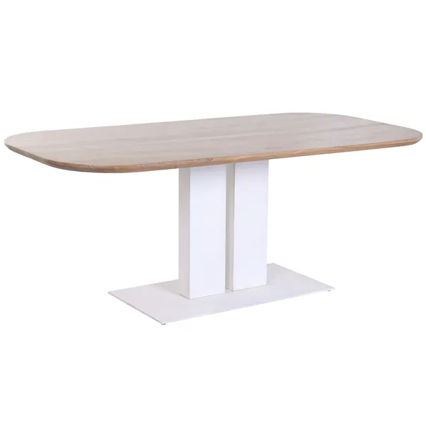 Stool Alexandra House Living Brown Leather Metal Iron 39 x 55 x 39 cm