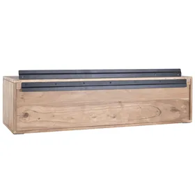 Sideboard Alexandra House Living White Natural Mango wood 42 x 130 x 101 cm