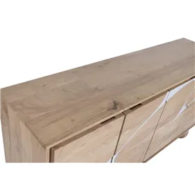 Centre Table Alexandra House Living Brown Wood Iron 80 x 50 x 80 cm