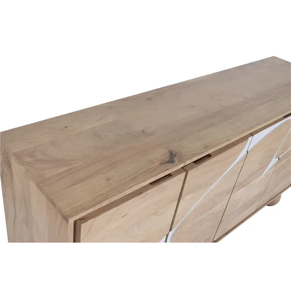 Centre Table Alexandra House Living Brown Wood Iron 80 x 50 x 80 cm