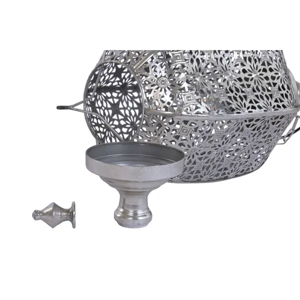 Flower Pot Stand Alexandra House Living White Metal Iron 25 x 32 x 55 cm