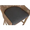 Stool Home ESPRIT Brown Grey Rattan 51 X 52 X 100 CM