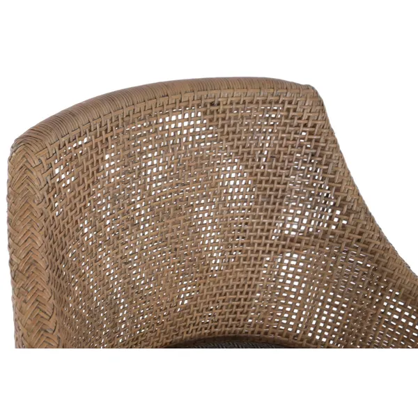Stool Home ESPRIT Brown Grey Rattan 51 X 52 X 100 CM