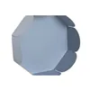 Valet Tray Home ESPRIT Blue Turquoise Metal Urban Bow 20 x 20 x 7 cm (2 Units)