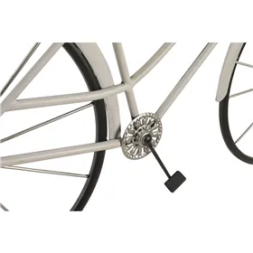 Wall Decoration Home ESPRIT White Black Celeste Bicycle Shabby Chic (2 Units)