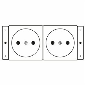 Power socket Kramer TS-2DE