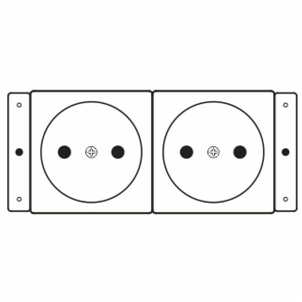 Power socket Kramer TS-2DE