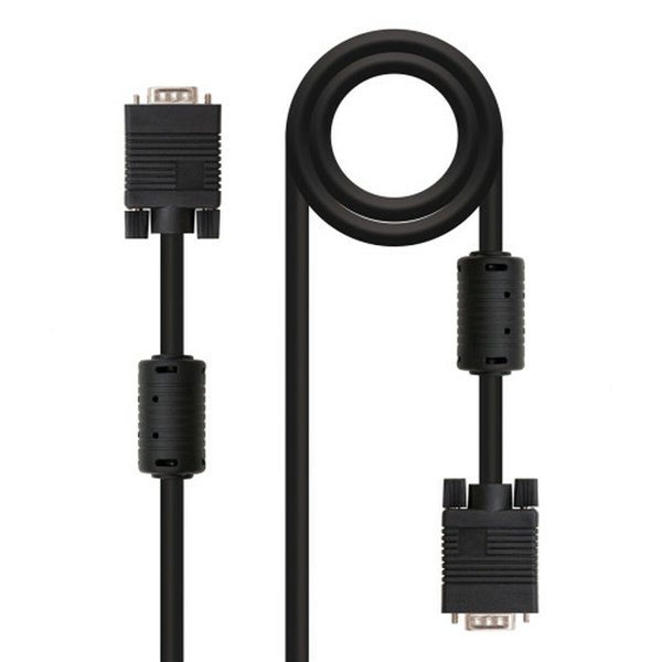 VGA Cable NANOCABLE 10.15.0106 Black 6 m