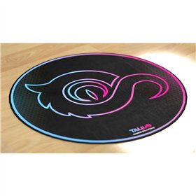 Gaming Mat Talius Floorpad 100 Black Cloth Ø 100 cm