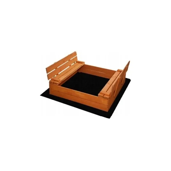 Wooden sandbox Springos PS180l 180x180cm