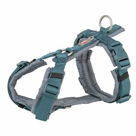 Dog Harness Trixie Premium Trekking Blue Graphite M
