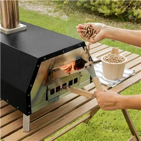 Pellet Pizza Oven with Accessories Pizzahven InnovaGoods
