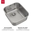 Sink with One Basin Teka Silver