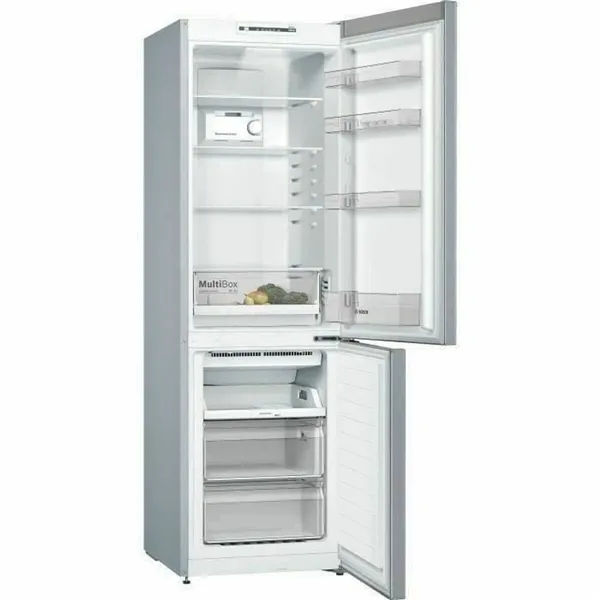 Mini Fridge BOSCH 186 x 60 cm Silver Steel