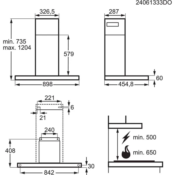 Kitchen extractor AEG