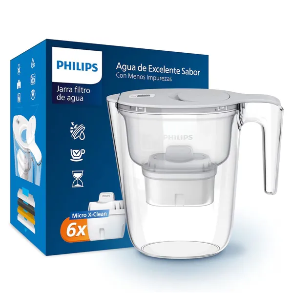 Filter jug Philips AWP2933WHT6 White 2,6 L (4 Pieces)