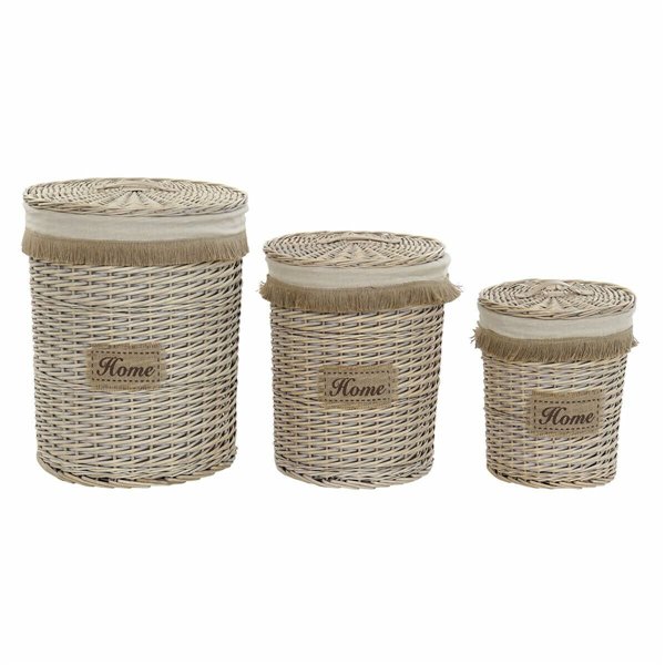 Basket set Home ESPRIT 3 Pieces