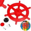 Рулевое колесо для детской площадки Springos KG0038, морская игрушка, красное