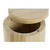 Salt Shaker with Lid DKD Home Decor Natural Bamboo 8,5 x 8,5 x 8,5 cm