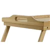 Folding Tray for Bed DKD Home Decor Bamboo 64 x 30 x 24 cm
