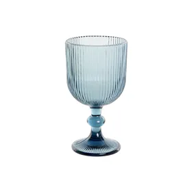 Set of cups DKD Home Decor Blue Crystal 325 ml