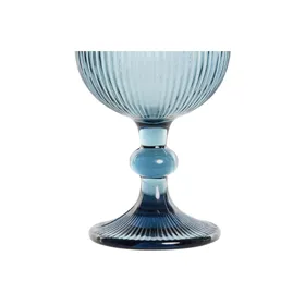 Set of cups DKD Home Decor Blue Crystal 325 ml