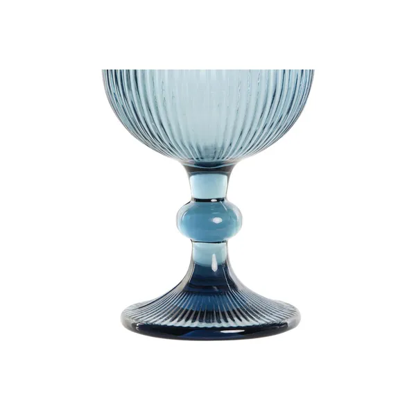 Set of cups DKD Home Decor Blue Crystal 325 ml