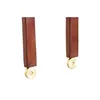 Kitchen utensils Home ESPRIT Aluminium Acacia 32 x 8 x 2 cm