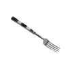 Cutlery DKD Home Decor Black Silver Resin Stainless steel 4,5 x 1,5 x 22 cm 16 Pieces