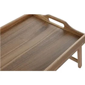 Tray Home ESPRIT Acacia 50 x 30 x 24 cm