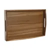 Tray Home ESPRIT Natural Acacia 39,5 x 25,5 x 5,5 cm
