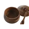 Sugar Bowl Home ESPRIT Natural Acacia 9,5 x 9,5 x 7,5 cm
