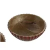 Snack Bowl Home ESPRIT Yellow Green Coral Mango wood 15 x 15 x 8 cm (3 Units)