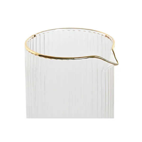 Jug Home ESPRIT Transparent Golden Crystal
