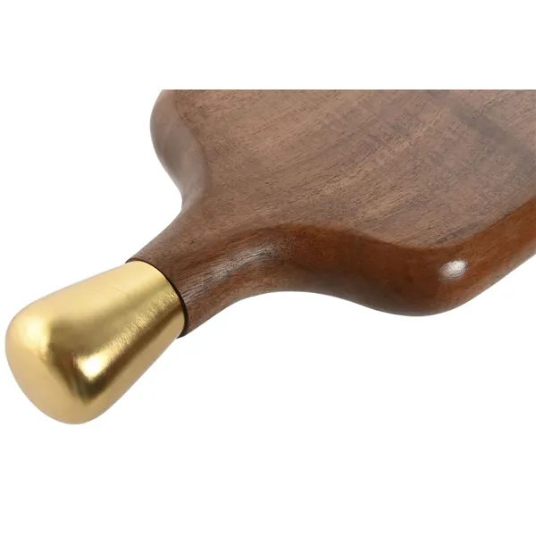 Cutting board Home ESPRIT Golden Natural 43 x 15 x 3 cm
