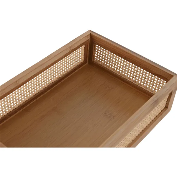 Snack tray Home ESPRIT Natural 26 x 17 x 7 cm