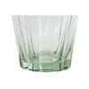 Set of glasses Home ESPRIT Green Crystal 280 ml (6 Units)