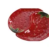 Plate Home ESPRIT Red Stoneware 32 x 31 x 3,5 cm