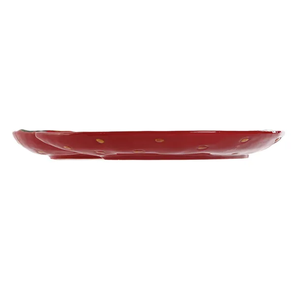 Plate Home ESPRIT Red Stoneware 32 x 31 x 3,5 cm