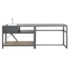 Kitchen furniture Home ESPRIT Grey Natural 127 x 100 x 90 cm 127 x 100 x 95 cm