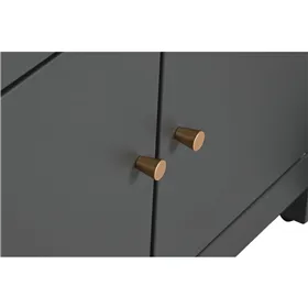 Kitchen furniture Home ESPRIT Grey Natural 236 x 50 x 91 cm