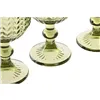 Set of cups Home ESPRIT Green Crystal 380 ml (6 Units)