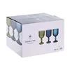 Set of cups Home ESPRIT Green Crystal 380 ml (6 Units)