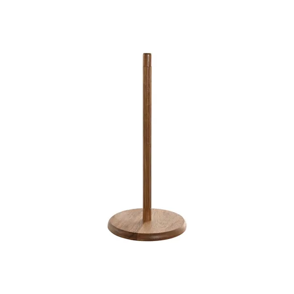Kitchen Paper holder Home ESPRIT Natural Acacia 16,8 x 16,8 x 35,6 cm