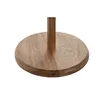 Kitchen Paper holder Home ESPRIT Natural Acacia 16,8 x 16,8 x 35,6 cm