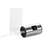 Cruet Home ESPRIT Transparent Stainless steel Crystal 100 ml 4 x 4 x 18,3 cm